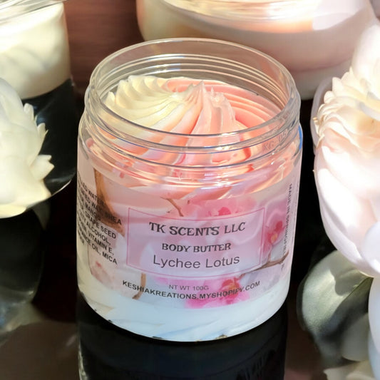 Emulsified whipped body butter
