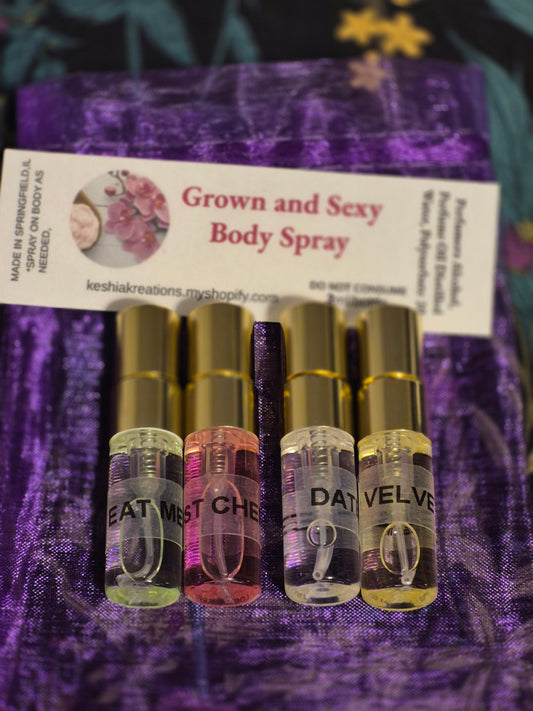 Body Spray Sample Bag