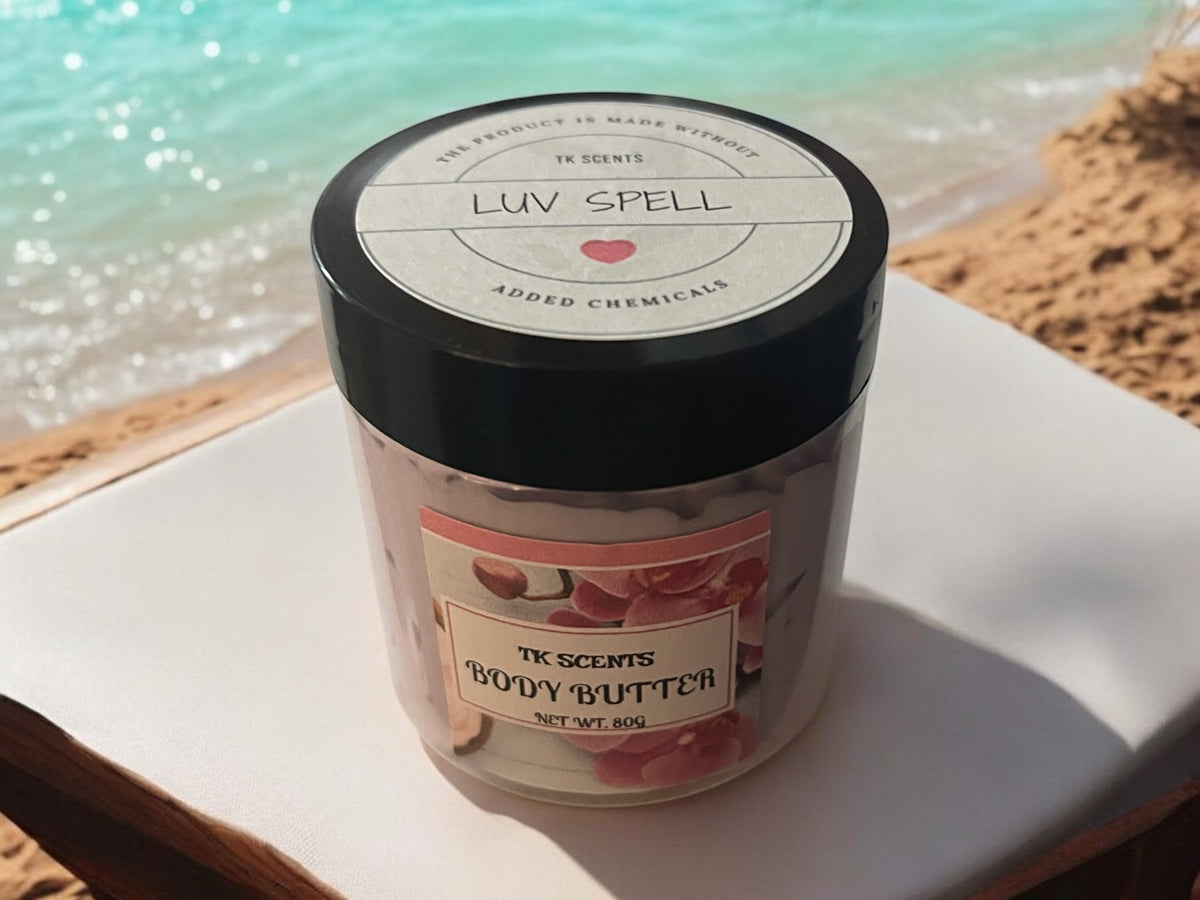 Emulsified whipped body butter