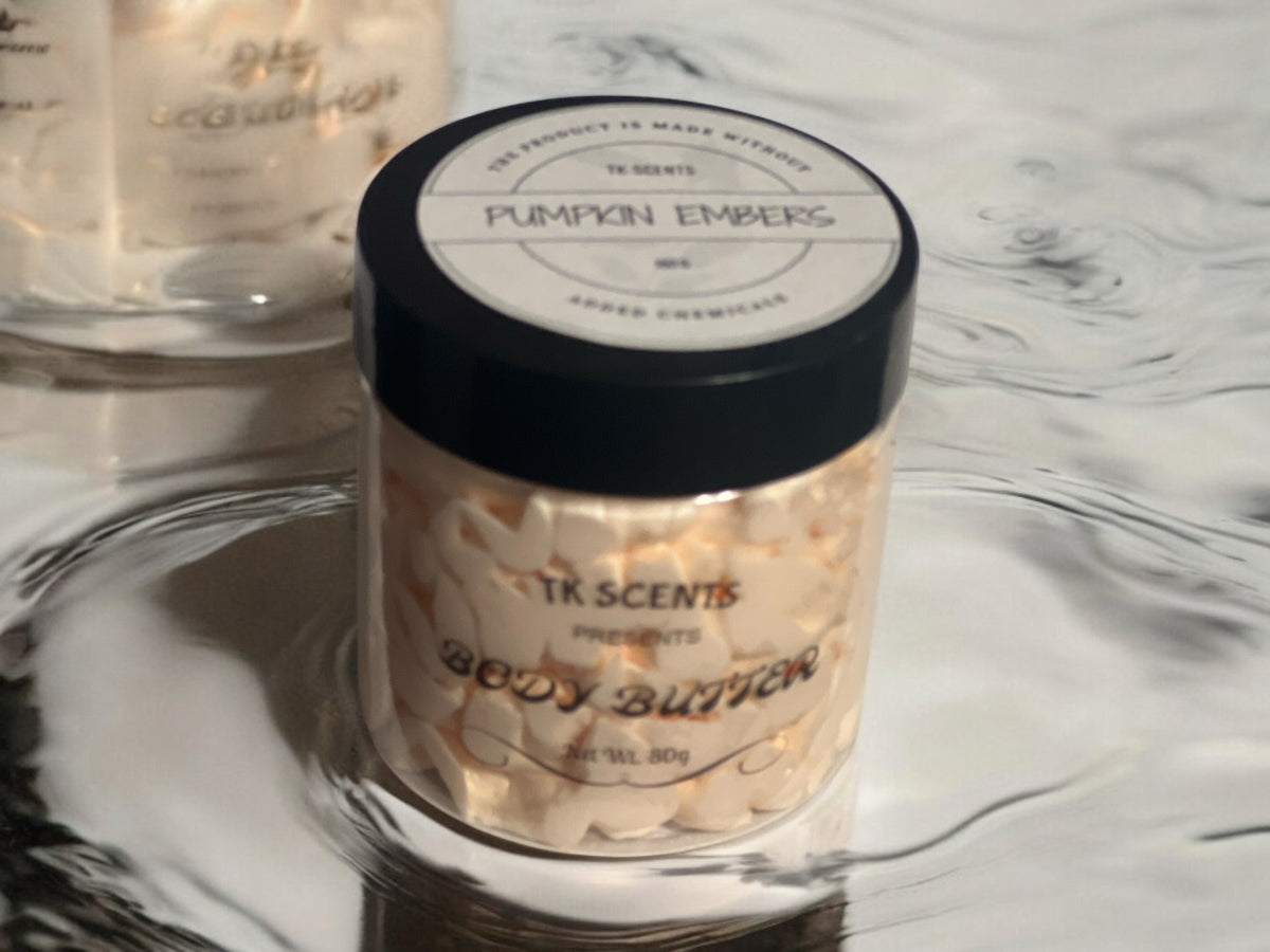 Emulsified whipped body butter