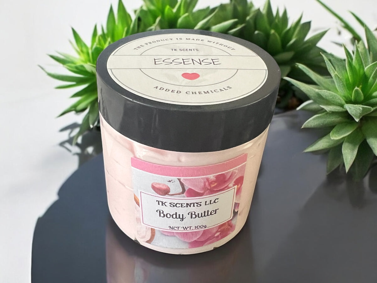 Emulsified whipped body butter