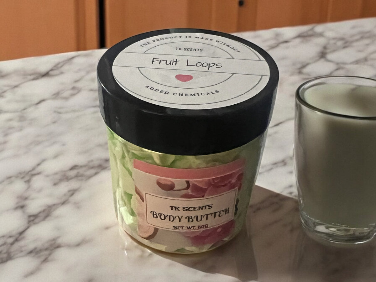 Emulsified whipped body butter