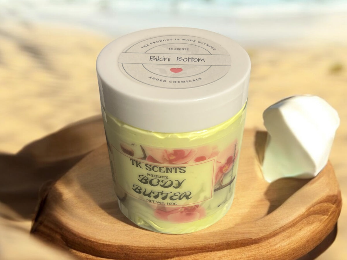 Emulsified whipped body butter