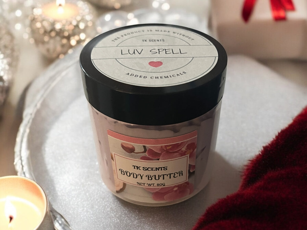 Emulsified whipped body butter