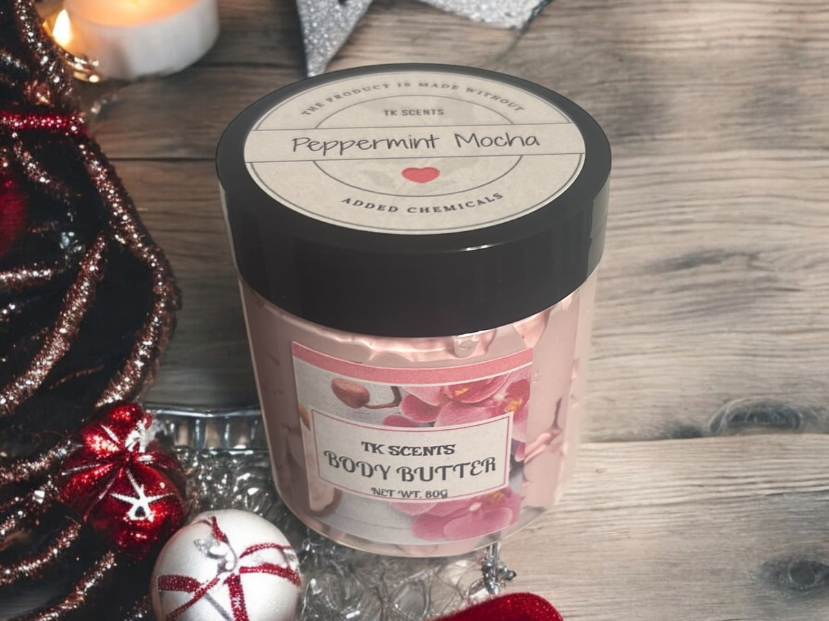 Emulsified whipped body butter
