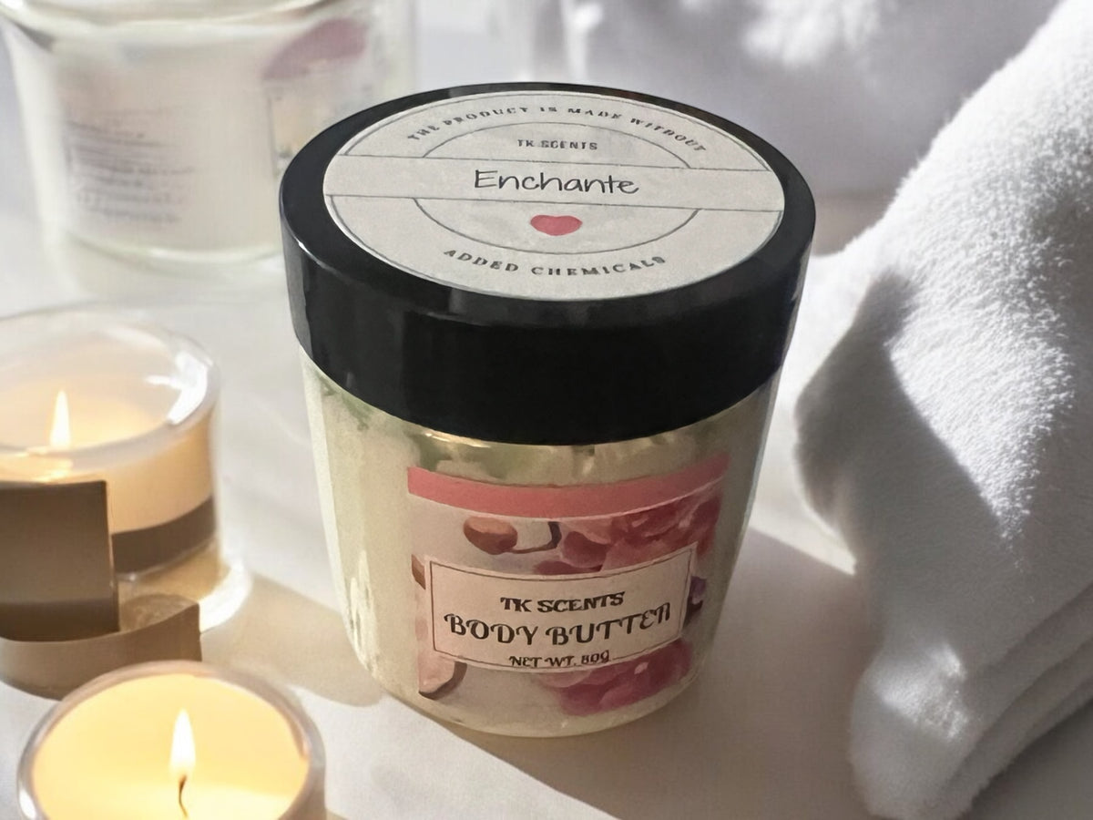 Emulsified whipped body butter