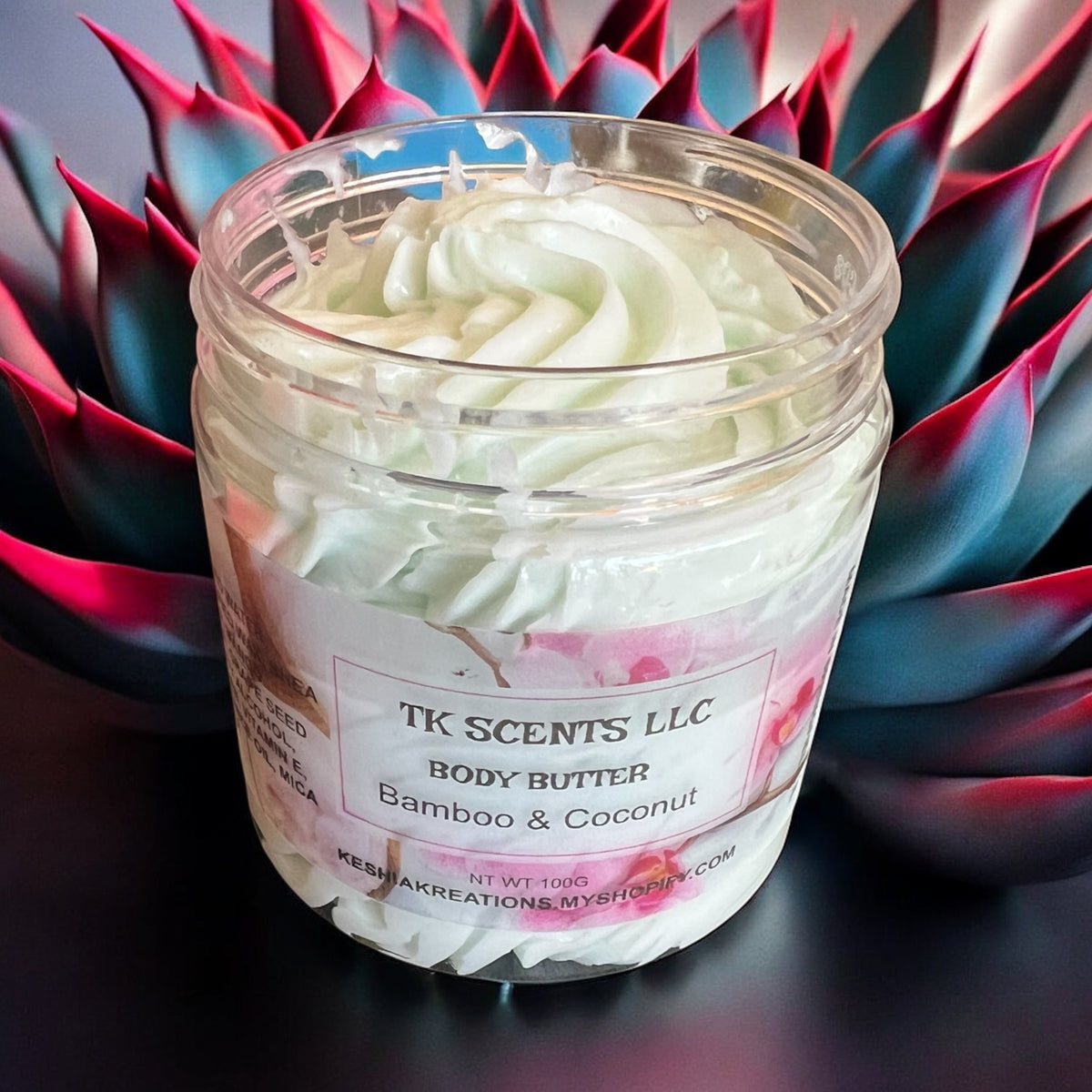 Emulsified whipped body butter
