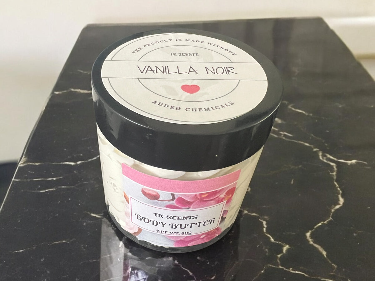 Emulsified whipped body butter